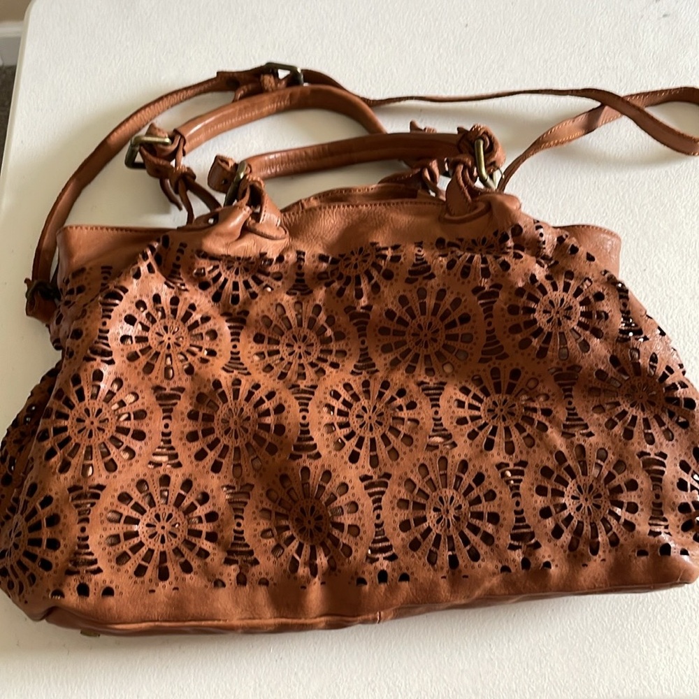 Costanza Rota Embellished Italian Leather handbag